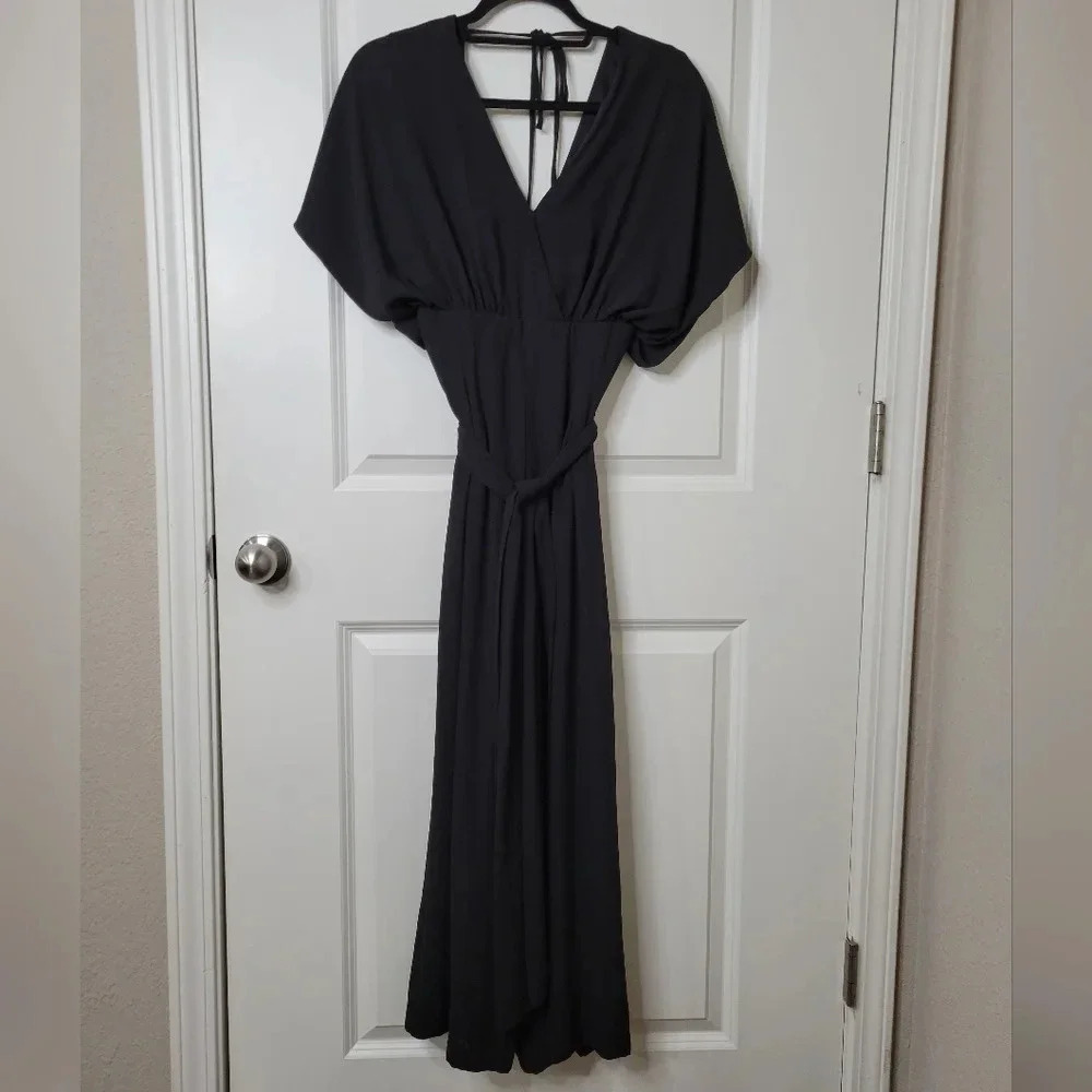WHITE HOUSE BLACK MARKET Womens' Black Jumpsuit Romper
